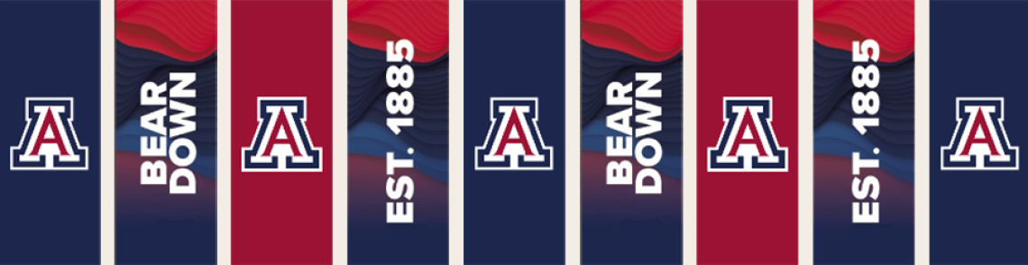 Examples of UArizona street pole banners