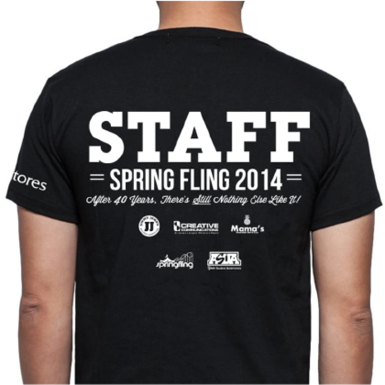 Tshirt example for Spring Fling